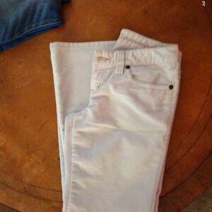 Women's Like New White Aeropostale Cordaroy Pants size:1/2